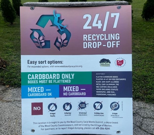 Picture of Weston Drop Off Sign